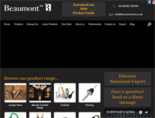 Tablet Screenshot of beaumonttm.co.uk